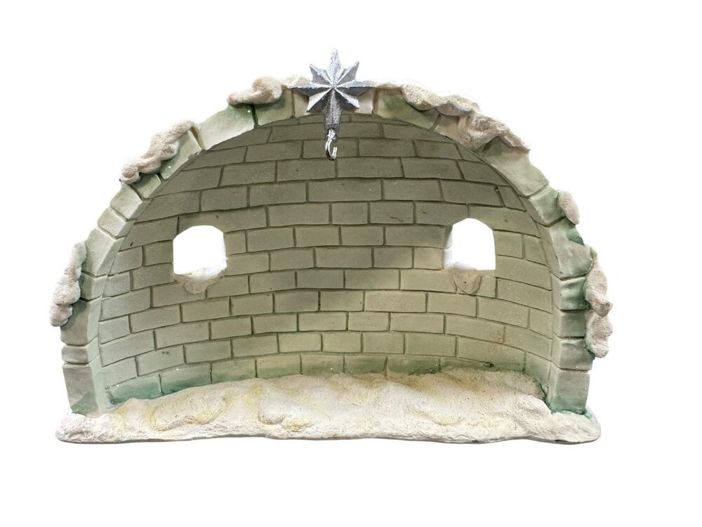 Vintage Igloo Candle Holder Nativity Set Ceramic - Igloo ONLY - No Snowmen